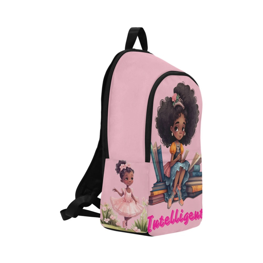 Intelligent Black Princess Backpack