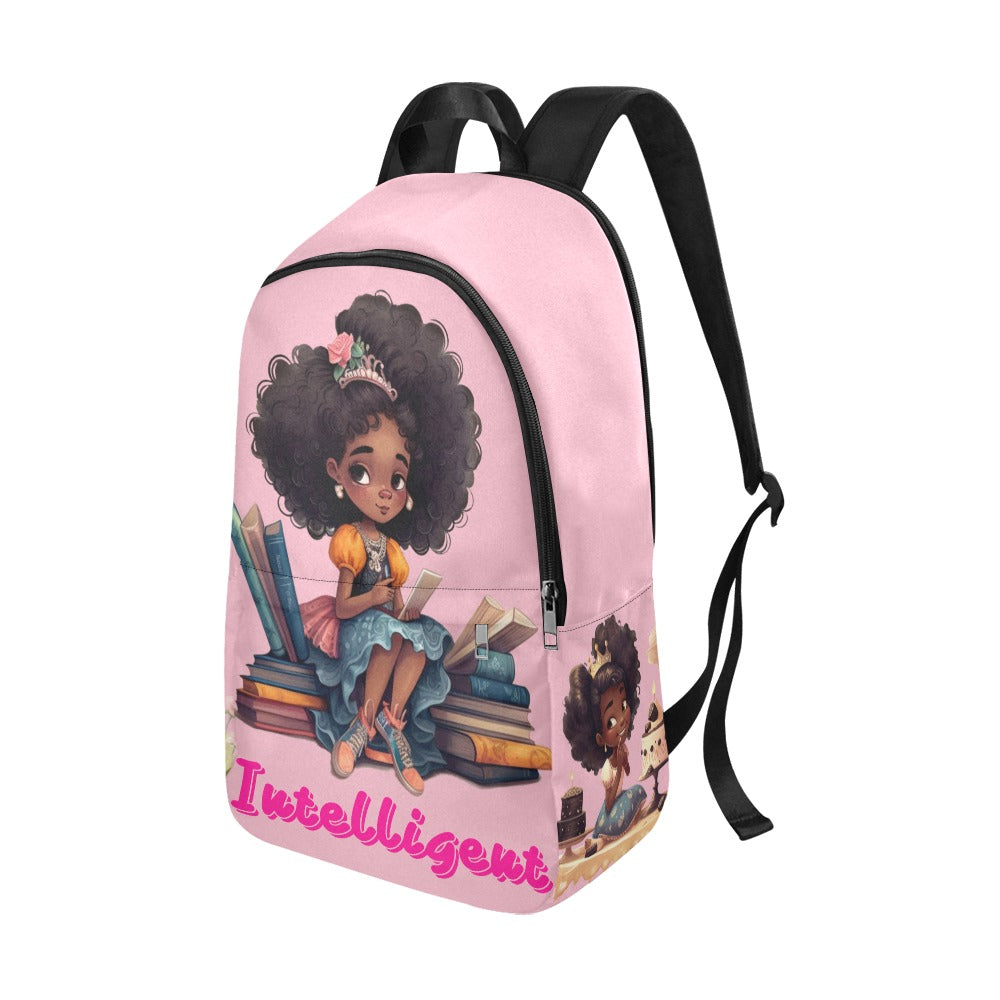 Intelligent Black Princess Backpack